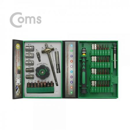 디바이스마트,수공구/전자공구/전동공구 > 작업공구 > 드라이버류 > 드라이버세트,Coms,공구 세트(48 in 1) / 드라이버 세트 / 십자 / 일자 / 별 / 육각 / 원 [BT497],드라이버 세트 / 십자 / 일자 / 별 / 육각 / 원