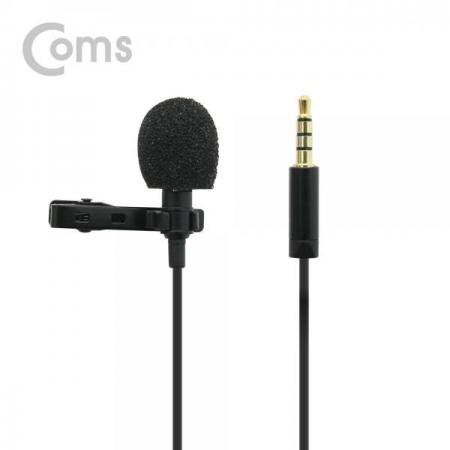 디바이스마트,컴퓨터/모바일/가전 > 음향ㆍ영상ㆍ카메라 > 마이크 > 유선마이크,Coms,마이크 (클립형) Single/ 4극 젠더 포함 [BT492],마이크 (클립형) Single/ 4극 젠더 포함
