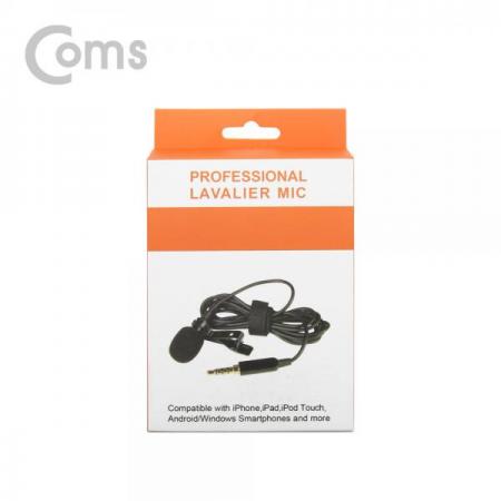 디바이스마트,컴퓨터/모바일/가전 > 음향ㆍ영상ㆍ카메라 > 마이크 > 유선마이크,Coms,마이크 (클립형) Twin/ 3극 젠더 포함 [BT491],마이크 (클립형) Twin/ 3극 젠더 포함