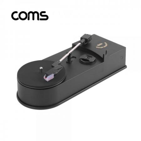 디바이스마트,컴퓨터/모바일/가전 > 음향ㆍ영상ㆍ카메라 > 블루투스 사운드 > 블루투스 휴대용스피커,Coms,미니 USB 턴테이블/LP 레코드 플레이어 (MP3/WAV 변환, 녹음) [ID061],LP 레코드 플레이어 /MP3/WAV 변환/녹음