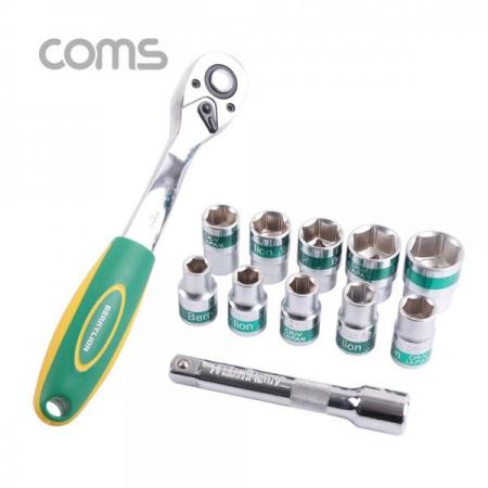 디바이스마트,수공구/전자공구/전동공구 > 작업공구 > 드라이버류 > 복스드라이버,Coms,복스 소켓 세트(12 in 1) 1/2형, 공구세트 [BT500],1/2형/공구세트