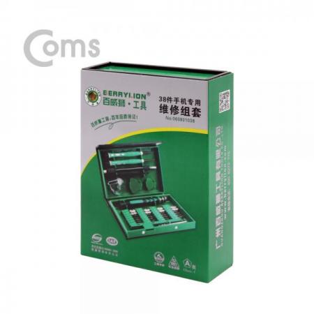 디바이스마트,수공구/전자공구/전동공구 > 작업공구 > 드라이버류 > 드라이버세트,Coms,스마트폰 분해 수리세트 / 드라이버 세트 [BT501],38pcs/정밀 드라이버