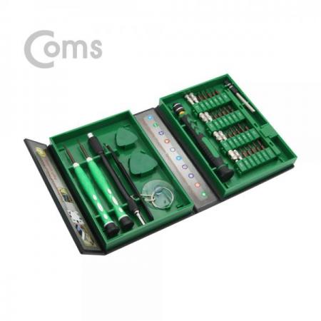 디바이스마트,수공구/전자공구/전동공구 > 작업공구 > 드라이버류 > 드라이버세트,Coms,스마트폰 분해 수리세트 / 드라이버 세트 [BT501],38pcs/정밀 드라이버