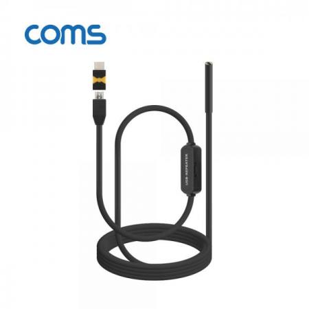 디바이스마트,컴퓨터/모바일/가전 > 스마트폰/스마트기기 > 모바일 주변기기 > 기타 주변기기,Coms,스마트폰용/탐지용 내시경카메라(USB 3.1 Type C 젠더) 3M / 고해상도HD급화질 / 6LED [BF209],USB 3.1 Type C 젠더/3M / 고해상도HD급화질 / 6LED