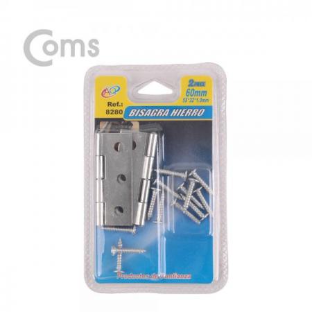 디바이스마트,기계/제어/로봇/모터 > 원자재/DIY 기타 > DIY 부속품,Coms,스텐 경첩 / 44 x 31(mm) [ID309],무난한 색상으로 어디에든 잘어울리는 경첩