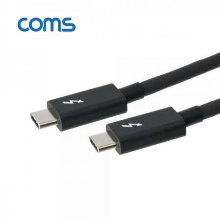 디바이스마트,컴퓨터/모바일/가전 > 스마트폰/스마트기기 > 케이블/젠더 > C타입 케이블,Coms,썬더볼트3 케이블 (Type-C M/M) 2M, 4K 40Gbps / Thunderbolt Cable [CT212],Type-C M/M) 2M/4K 40Gbps / Thunderbolt Cable