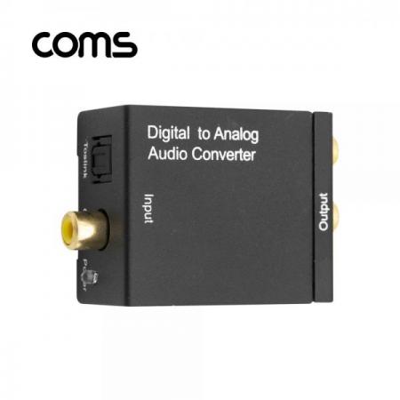 디바이스마트,컴퓨터/모바일/가전 > 음향ㆍ영상ㆍ카메라 > 헤드폰/이어폰 > 악세사리/포터블플레이어,Coms,오디오광 Optical 컨버터(DCA0101) 디지털 to 아날로그 [BT108],컨버터(DCA0101)/디지털 /아날로그
