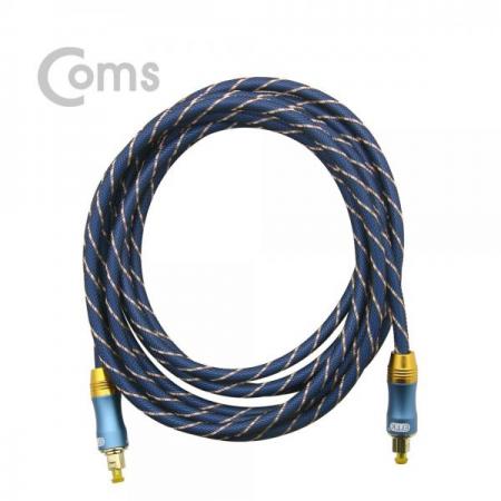 디바이스마트,케이블/전선 > 영상/음향 케이블 > 광오디오 케이블,Coms,오디오광케이블(EMK/Blue) 각/각 3M 6∮, Toslink to Toslink [BT461],각/각 3M 6∮/Toslink to Toslink