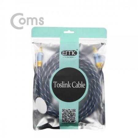 디바이스마트,케이블/전선 > 영상/음향 케이블 > 광오디오 케이블,Coms,오디오광케이블(EMK/Blue) 각/각 5M 6∮, Toslink to Toslink [BT462],각/각 5M 6∮/Toslink to Toslink