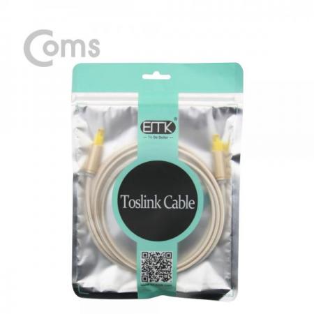 디바이스마트,케이블/전선 > 영상/음향 케이블 > 광오디오 케이블,Coms,오디오광케이블(EMK/Gold) 각/각 2M - 4∮, Toslink to Toslink [BT456],각/각 2M - 4∮/Toslink to Toslink