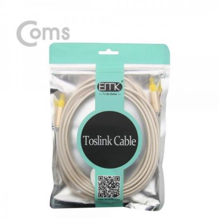 디바이스마트,케이블/전선 > 영상/음향 케이블 > 광오디오 케이블,Coms,오디오광케이블(EMK/Gold) 각/각 5M - 4∮, Toslink to Toslink [BT458],각/각 5M - 4∮/Toslink to Toslink