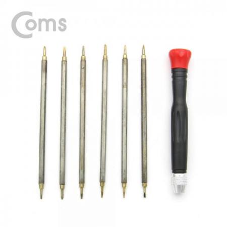 디바이스마트,수공구/전자공구/전동공구 > 작업공구 > 드라이버류 > 드라이버세트,Coms,정밀 드라이버 공구세트 / 일자 / 십자 / 별형 [ID271],실용적인 구성의 정밀 드라이버 세트