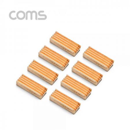 디바이스마트,컴퓨터/모바일/가전 > 컴퓨터 부품 > 쿨러/튜닝용품 > SSD/RAM/HDD/칩셋 쿨러,Coms,쿨러 방열판/램용, 23x8x5mm, 8pcs/ MC-200 [BT400],램용/23x8x5mm/8pcs/ MC-200