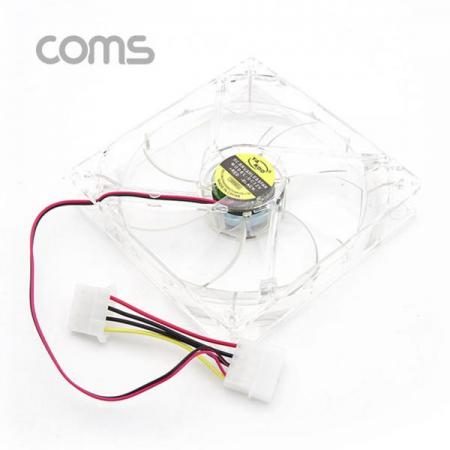 디바이스마트,컴퓨터/모바일/가전 > 컴퓨터 부품 > 쿨러/튜닝용품 > 케이스 쿨러,Coms,쿨러 케이스용 CASE (120mm), 투명, Cooler [BT394],LED 연출 쿨러 케이스팬