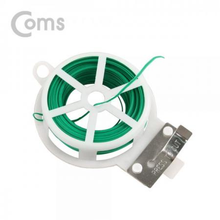 디바이스마트,컴퓨터/모바일/가전 > 네트워크/케이블/컨버터/IOT > 네트워크 자재/공구/타이 > 케이블타이/몰드,Coms,트위스트 타이 / 철끈 타이 / 30m [ID296],간편하게 잘라쓰는 철끈 타이