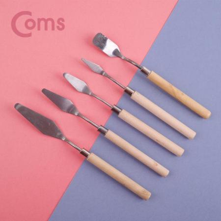 디바이스마트,수공구/전자공구/전동공구 > 작업공구 > 가정/생활용 공구,Coms,팔레트 나이프 / 페인팅 나이프 / 미술/유화 도구 5종 [IE286],페인팅 나이프 / 미술/유화 도구 5종