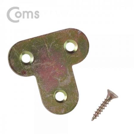 디바이스마트,기계/제어/로봇/모터 > 원자재/DIY 기타 > DIY 부속품,Coms,평철(T자) 4pcs / 40x16(mm) / 나사못 포함 [ID328],면과 면을 튼튼하게 잡거나 서로 연결할 때 보강용으로 사용하는 제품