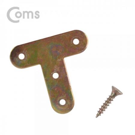 디바이스마트,기계/제어/로봇/모터 > 원자재/DIY 기타 > DIY 부속품,Coms,평철(T자) 4pcs / 60x60(mm) / 나사못 포함 [ID329],면과 면을 튼튼하게 잡거나 서로 연결할 때 보강용으로 사용하는 제품