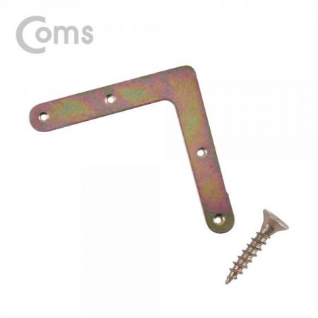 디바이스마트,기계/제어/로봇/모터 > 원자재/DIY 기타 > DIY 부속품,Coms,평철(ㄱ형) 4pcs / 100x100(mm) / 나사못 포함 [ID326],면과 면을 튼튼하게 잡거나 서로 연결할 때 보강용으로 사용하는 제품