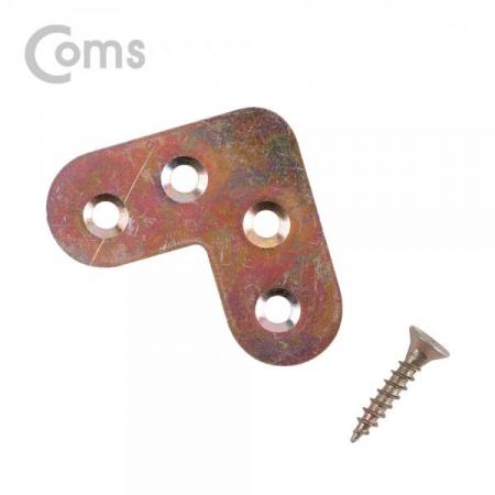 디바이스마트,기계/제어/로봇/모터 > 원자재/DIY 기타 > DIY 부속품,Coms,평철(ㄱ형) 4pcs / 40x18(mm) / 나사못 포함 [ID324],면과 면을 튼튼하게 잡거나 서로 연결할 때 보강용으로 사용하는 제품