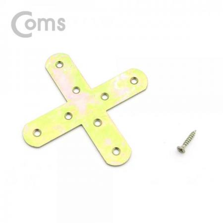 디바이스마트,기계/제어/로봇/모터 > 원자재/DIY 기타 > DIY 부속품,Coms,평철(십자) 4pcs / 100mm X 100mm / 나사못 포함 / +자 [ID334],면과 면을 튼튼하게 잡거나 서로 연결할 때 보강용으로 사용하는 제품