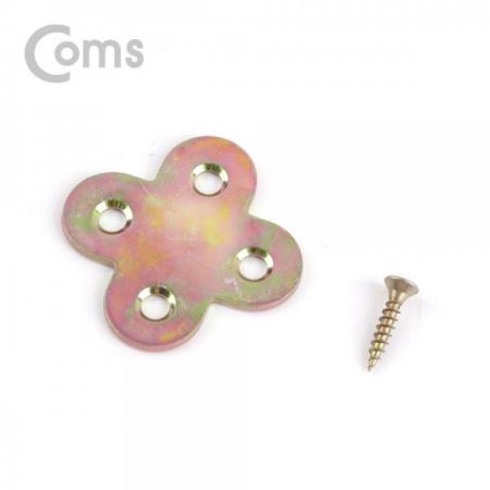 디바이스마트,기계/제어/로봇/모터 > 원자재/DIY 기타 > DIY 부속품,Coms,평철(십자) 4pcs / 40mm X 16mm / 나사못 포함 / +자 [ID332],면과 면을 튼튼하게 잡거나 서로 연결할 때 보강용으로 사용하는 제품