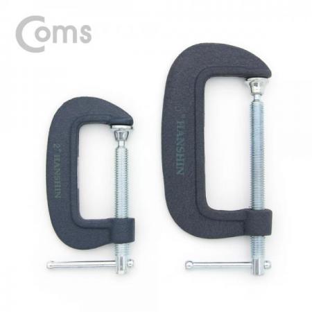 디바이스마트,수공구/전자공구/전동공구 > 금형/공작공구 > 바이스 > 핀바이스,Coms,한신 소형 만력기 (2인치 / 최대벌림 45.5mm) [YT8317],2인치 / 최대벌림 45.5mm/ C형 클램프