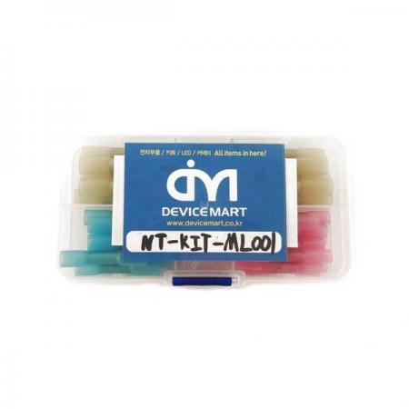 디바이스마트,케이블/전선 > 케이블악세사리/툴 > 솔더슬리브,NW3 (New3),솔더 슬리브 4종 40개입 키트 [NT-KIT-ML001],솔더 슬리브 4종 40개입 키트 / 핫멜트 접착제가 내부에 코팅되어 튜브 수축시 외부 수분,먼지로 부터 완벽 보호 / 사용 전선의 규격을 색상으로 구분 가능 / 작업능률 향상을 위한 설계