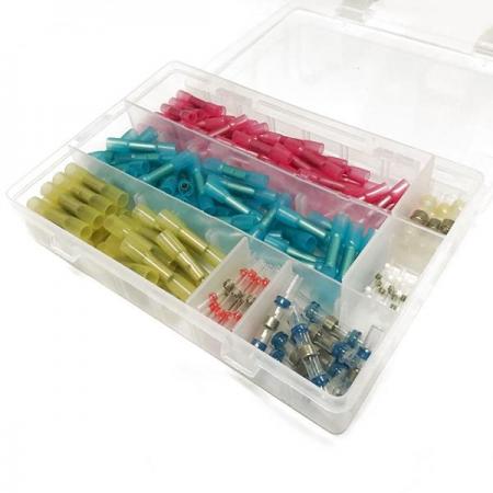 디바이스마트,케이블/전선 > 케이블악세사리/툴 > 솔더슬리브,NW3 (New3),솔더 슬리브 7종 175개입 키트 [NT-KIT-ML002],솔더 슬리브 7종 175개입 키트 / 핫멜트 접착제가 내부에 코팅되어 튜브 수축시 외부 수분,먼지로 부터 완벽 보호 / 사용 전선의 규격을 색상으로 구분 가능 / 작업능률 향상을 위한 설계