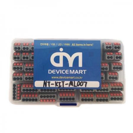 디바이스마트,케이블/전선 > 무탈피/탈피 커넥터 > 탈피 커넥터,NW3 (New3),원터치 전선 연결 커넥터 키트 4종 55개입 [NT-KIT-ML007],※WAGO 커넥터 호환 제품※ 다양한 사이즈의 탈피 커넥터 4종 55개입 키트 / 전선의 피복을 벗겨서 꽃기만 하면 전선 연결 끝 / 사용후 재사용 가능 커넥터