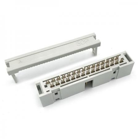 디바이스마트,커넥터/PCB > 직사각형 커넥터 > IDC(플랫) 커넥터 > 2.54mm pitch,SZH,BOX IDC Header 2x15pin (2.54mm) [SZH-IDC006],IDC 플랫 케이블 커넥터 / BOX IDC HEADER / 2.54mm pitch / 30pin