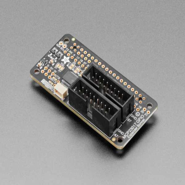 디바이스마트,오픈소스/코딩교육 > 라즈베리파이 > 라즈베리파이 확장보드/HAT,Adafruit,Adafruit GPIO Expander Bonnet - 16 Additional I/O over I2C [ada-4132],라즈베리 파이에 추가적인 작업을 위한 LED,디스플레이,센서등을 추가적으로 연결 할수 있는 확장보드이며 2개의 16-pin IDC 소켓이 동봉 됩니다.