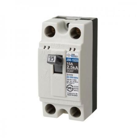 디바이스마트,스위치/부저/전기부품 > 산업용 스위치/제어 기기 > 배선용차단기,진흥전기,산업용 배선차단기 30AF 2P MCCB JSB-1522S (15A),220V / 2.5kA / 2P2E / 열동식 / 32X70X38.8