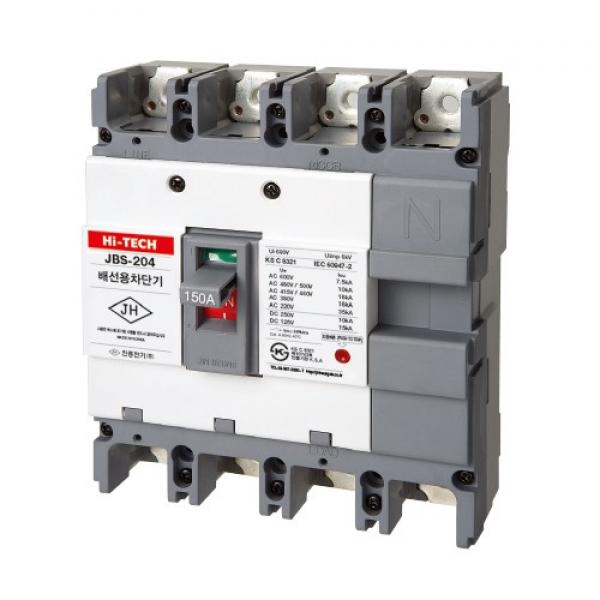 산업용 배선차단기 225AF 4P MCCB JBS-204 (150A)