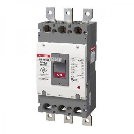 디바이스마트,스위치/부저/전기부품 > 산업용 스위치/제어 기기 > 배선용차단기,진흥전기,산업용 배선차단기 400AF 3P MCCB JBS-403M (350A),460V / 35kA / 3P3E / 열동전자식 / 140X257X113