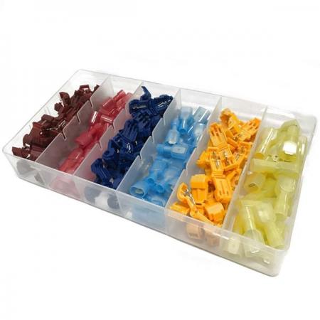 디바이스마트,RLC/수동소자 > 엔지니어 샘플키트 > 압착단자/커넥터 키트,NW3 (New3),PG단자 퀵커넥터+스카치락 키트 6종 120개입 [NT-KIT-ML005],다양한 사이즈 6종 120개입 / 불황에 맞서는 저렴한 실속키트 / 선을 연결하여 쉽게 분리할 수 있도록 제작 / 절연되어 있으므로 편리 / 콘덴서나 기판에 쉽게 연결 가능