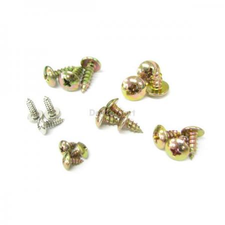 디바이스마트,기계/제어/로봇/모터 > 볼트/너트 > 나사/스크류/피스 > 우산머리나사,OEM,철 트러스머리 십자볼트 탭핑스크류 (1종) M4x38,M4 / 38mm / 철 / 백색, 천연색 / 색상 랜덤 발송