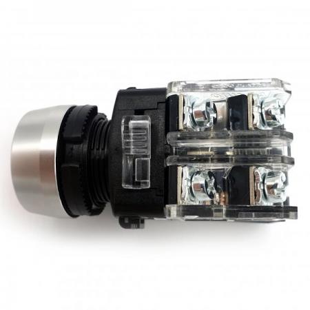 디바이스마트,스위치/부저/전기부품 > 산업용 스위치/제어 기기 > 제어/안전 스위치 > 누름버튼 스위치(25파이 이상),KGAUTO,조광형 누름버튼스위치 - 황색 [KGX-HMD21Y],알루미늄 고급형 22Φ / 자기복귀 / 12/24V d.c / 1a1b / 황색(YELLOW) /