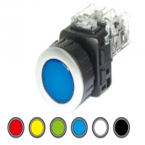 누름버튼 스위치 - 청색 [KGF-LA1A]