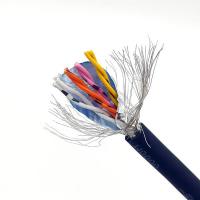 #UL2464 트위스티드 페어 실드 케이블 24AWG × 4Pr 검정색 1M