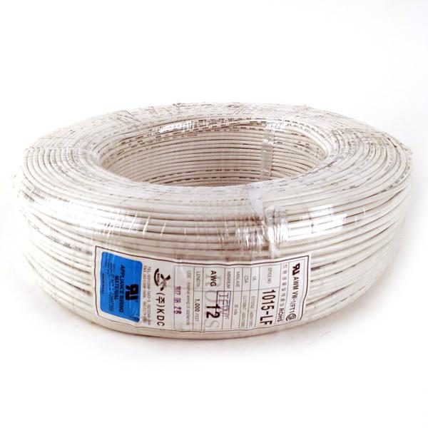 UL1015 12AWG 절연전선 흰색 1롤 (305M)