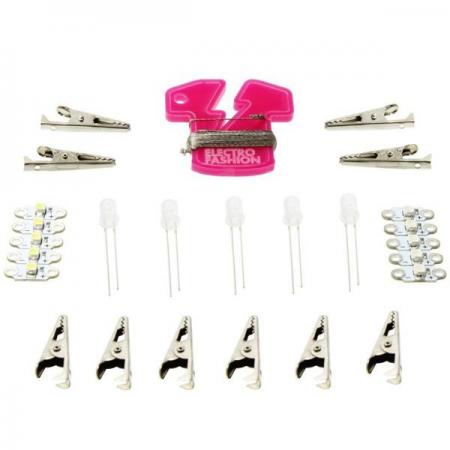 디바이스마트,오픈소스/코딩교육 > Micro:Bit > 마이크로비트 교육용키트,Kitronik,E-Textiles Kit for the BBC micro:bit [KIT-5607],마이크로비트 호환 / E- 텍스타일 프로젝트 및 디자인 제작을 시작하기 좋은 교육용 키트 / LED 보드, 전도성실 등이 구성되어 있음 / 마이크로비트 미포함 / 가위, 펜치, 바늘 별도 구매 필요