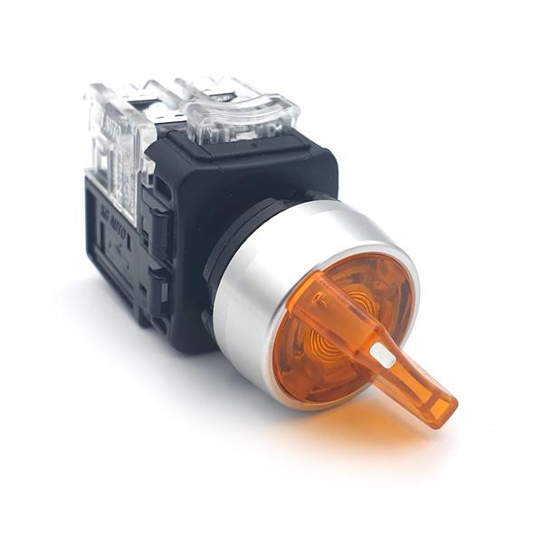 조광형 셀렉터 스위치 - 황색 [KGT-H2M1VY]