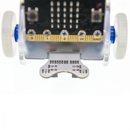 디바이스마트,오픈소스/코딩교육 > Micro:Bit > 마이크로비트 센서/모듈,ELECFREAKS,Tracking Module for ring:bit car v2 [EF03424],Ring : Bit Car V2 전용 모듈입니다. 간단한 조립으로 8개의 색상의 헤드라이트 장식을 할수 있습니다.