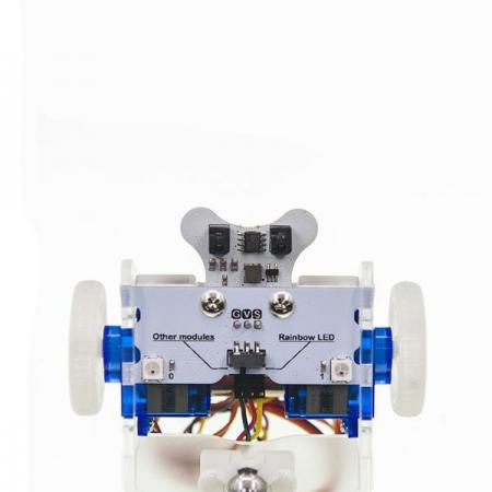 디바이스마트,오픈소스/코딩교육 > Micro:Bit > 마이크로비트 센서/모듈,ELECFREAKS,Tracking Module for ring:bit car v2 [EF03424],Ring : Bit Car V2 전용 모듈입니다. 간단한 조립으로 8개의 색상의 헤드라이트 장식을 할수 있습니다.