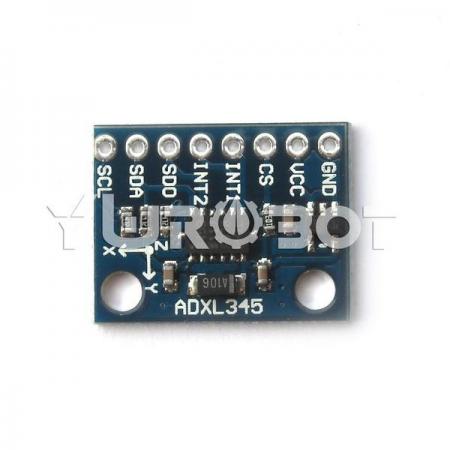 디바이스마트,MCU보드/전자키트 > 센서모듈 > 가속도/자이로/지자기센서 > 가속도센서,YwRobot,ADXL345 3축 가속도계 모듈 [SEN330200],아두이노, 라즈베리파이 호환 / 사이즈: 20*15mm / 전압: 3.3V, 5V / 포트: IIC SPI / 칩: ADXL345
