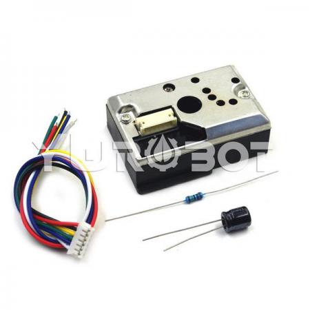 디바이스마트,MCU보드/전자키트 > 센서모듈 > 먼지/가스/연기/불꽃 > 먼지/미세먼지센서,YwRobot,PM2.5 GP2Y10 먼지센서 모듈 [SEN350406],아두이노 호환 / 사이즈: 46*30*17.6mm / 전압: 5-7V / 연기, 공기질 측정