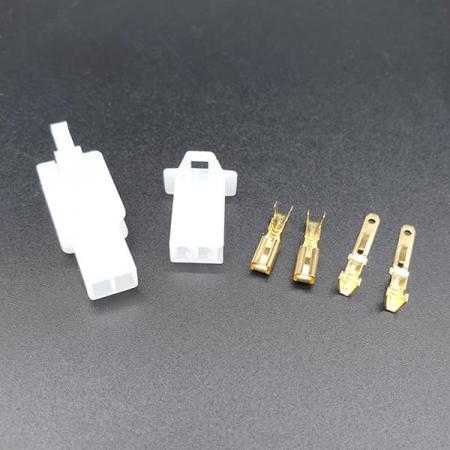 디바이스마트,커넥터/PCB > 산업/의료/방수 커넥터 > 차량용 커넥터,SZH,자동차용 커넥터 2p (암수/세트) [SZH-CH206],암수 하우징+클림프 세트 / Wire to Wire type / 2.8mm pitch / AWG18~22 / 정격전압 250V / 정격전류 8A / 2pin / JD28050 시리즈