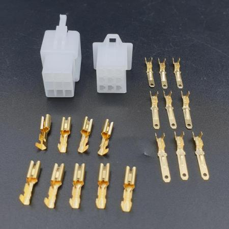 디바이스마트,커넥터/PCB > 산업/의료/방수 커넥터 > 차량용 커넥터,SZH,자동차용 커넥터 9p (암수/세트) [SZH-CH209],암수 하우징+클림프 세트 / Wire to Wire type / 2.8mm pitch / AWG18~22 / 정격전압 250V / 정격전류 8A / 9pin / JD28050 시리즈