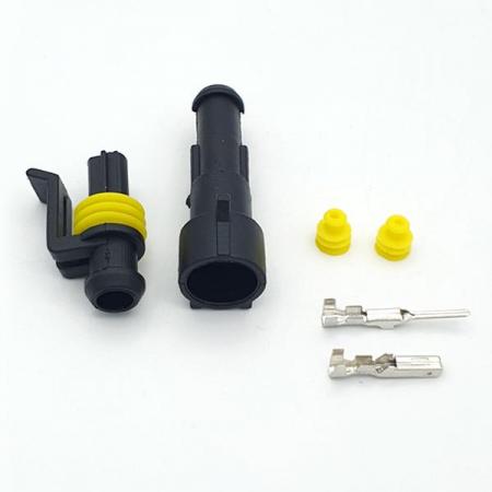 디바이스마트,커넥터/PCB > 산업/의료/방수 커넥터 > 방수용 커넥터,SZH,방수 커넥터 1p 세트[SZH-CH216],방수 커넥터 세트 / 암수 하우징+클림프+클림프씰 포함 / AWG20 / IP67 등급 / 1pin
